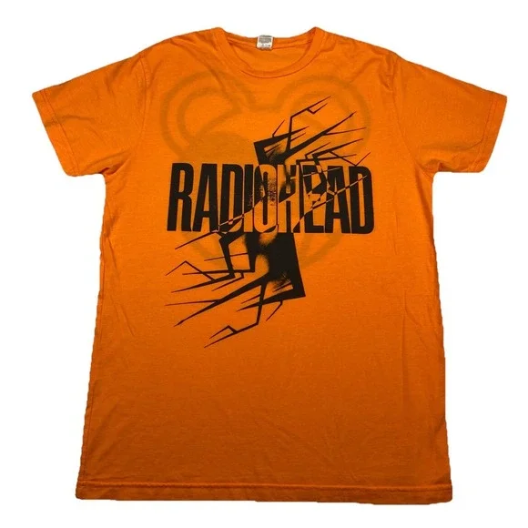 WASTE Clothing Radiohead Thom Yorke Men's XL Orange - Picture 1 of 5
